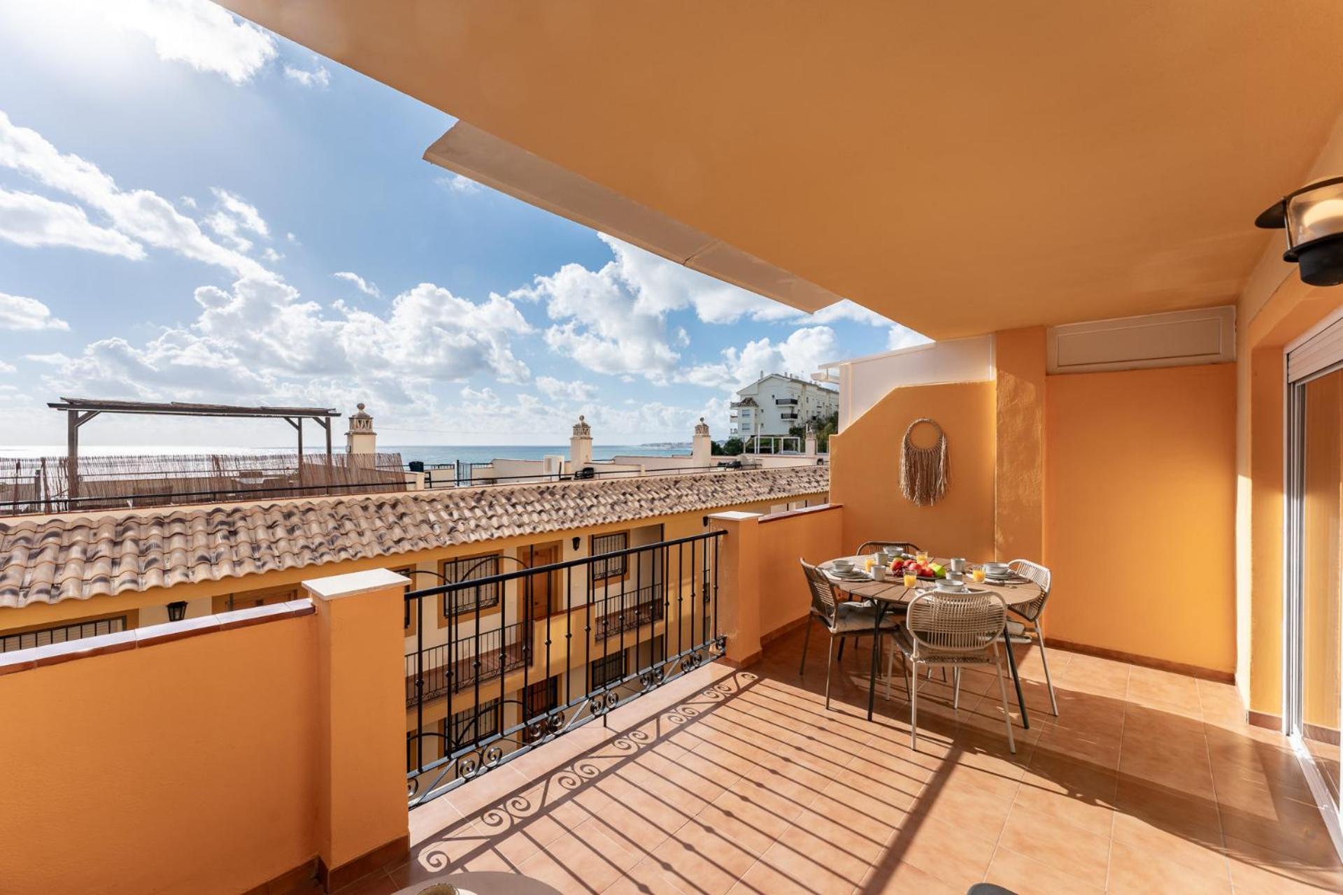 Horizon Del Mar, 2Bd Terrace, Sea View & Pool & Parking Apartment Benalmadena Luaran gambar