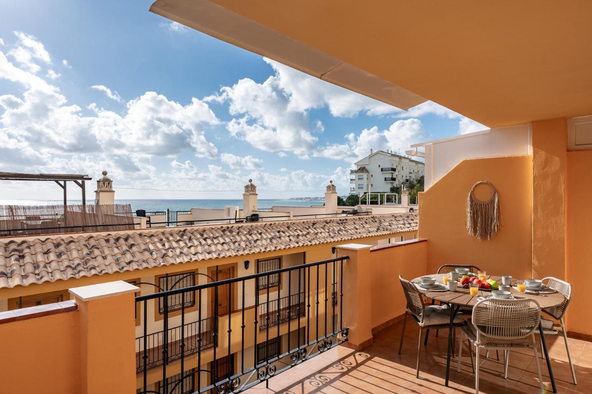 Horizon Del Mar, 2Bd Terrace, Sea View & Pool & Parking Apartment Benalmadena Luaran gambar